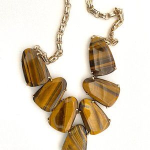Kendra Scott Harlow Gold Tiger's Eye Necklace